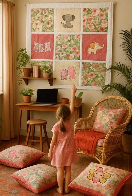 Baby Girl Elephant Blanket